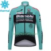 Maillot Cyclisme Hiver + Collant à Bretelles 2017 Bianchi Countervail N001